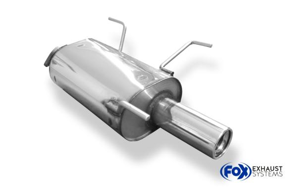 Endschalldämpfer - 1x80 Typ 13 passend für: Nissan Almera N16